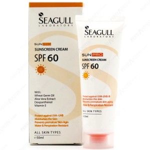 کرم ضد آفتاب سی گل با SPF60  - بی رنگ