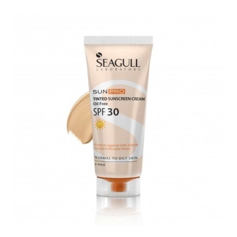 کرم ضد آفتاب رنگی سی گل با SPF 30 حجم 40 میل - بژ روشن