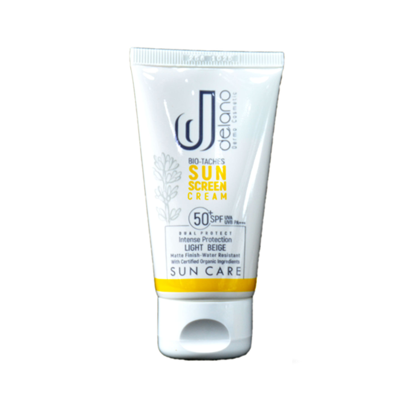 کرم ضد آفتاب رنگی فاقد چربی دلانو SPF50